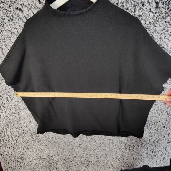 Frank Eileen Audrey Funnel Neck Capelet Normcore Lagen Poncho Shrug Womens O/S - Picture 5 of 9